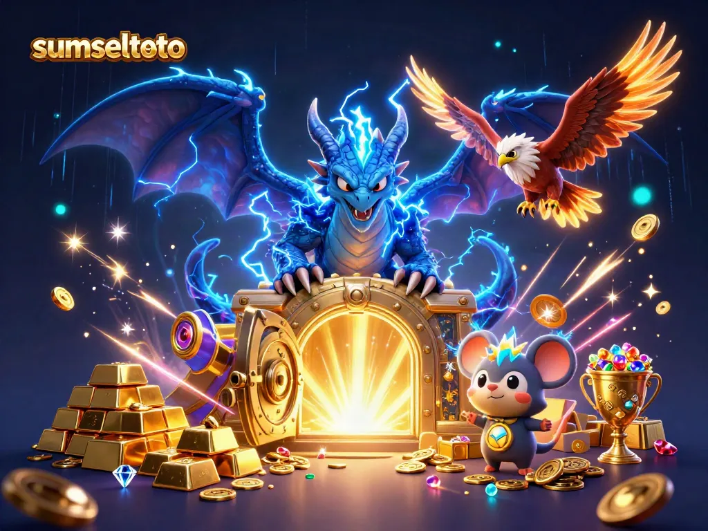 Experience massive wins with sumseltoto as a thunder dragon and allies embark on a treasure hunt.