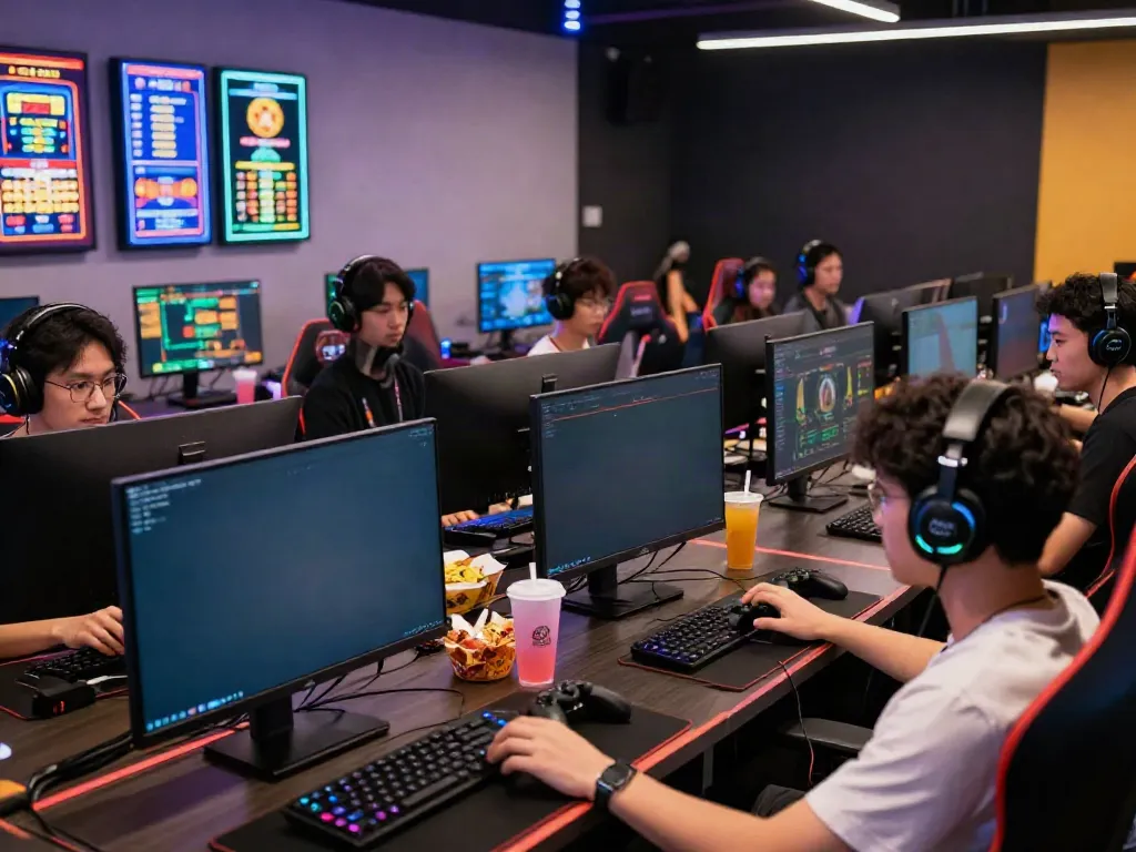 Diverse players engaged in gaming at top-rated non GamStop casinos.