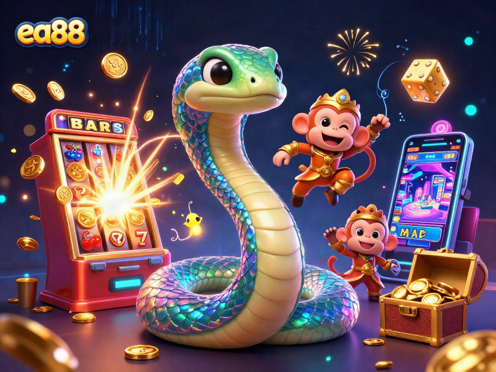 Win jackpots with the dazzling ea88 slot machine featuring a vibrant 3D scene